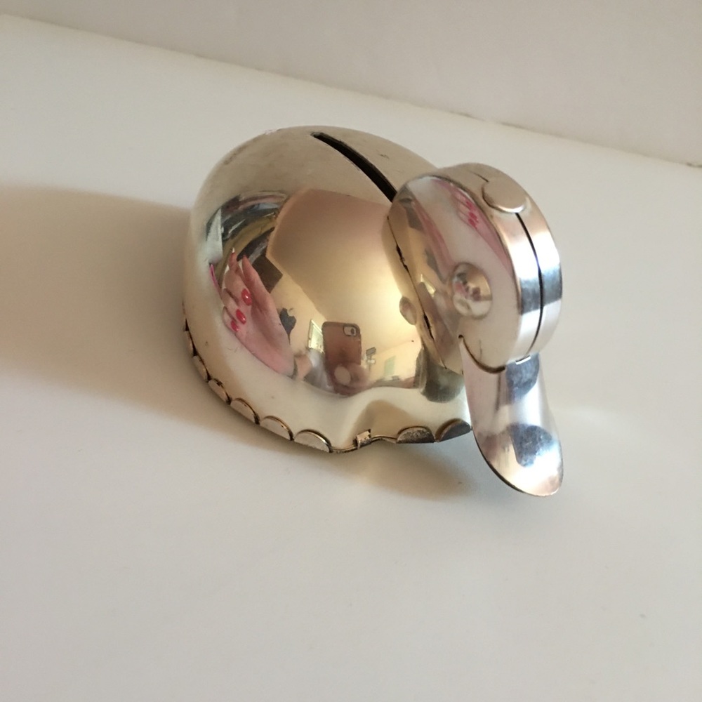 Vintage 40 50 Retro Tin Mid century modern Minimalist Rocking Duck Bank - Picture 9 of 11